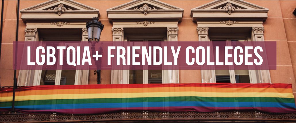July Blog 2021 Header Image of a university with a rainbow flag